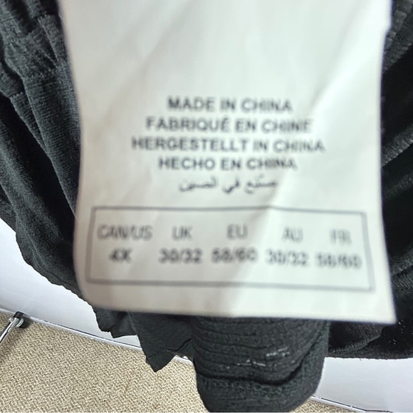 Sea Swimwear Black Longline Swim Coverup 4X - Picture 11 of 12